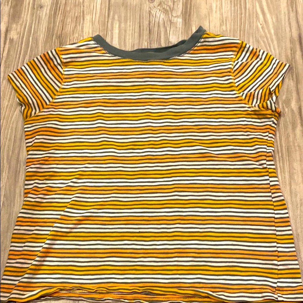 Women’s Comfy Target 🎯 Multicolor Striped Short Sleeve Tee